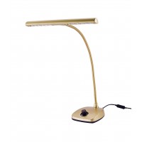 KM 12298 Gold Dimmable Piano Lamp with Power Supply