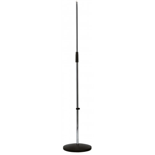 KM 260/1 Round Base Mic Stand: Silver
