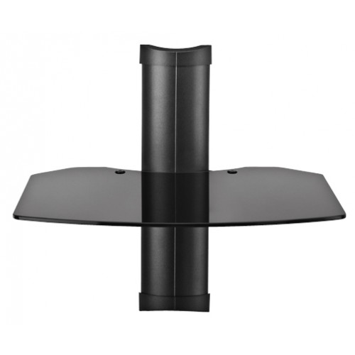OM TRIA 1 AV Wall Shelf: 1 Shelf Black
