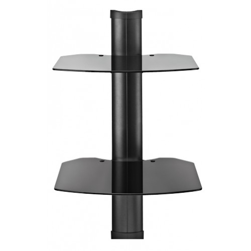 OM TRIA 2 AV Wall Shelf: 2 Shelf Black